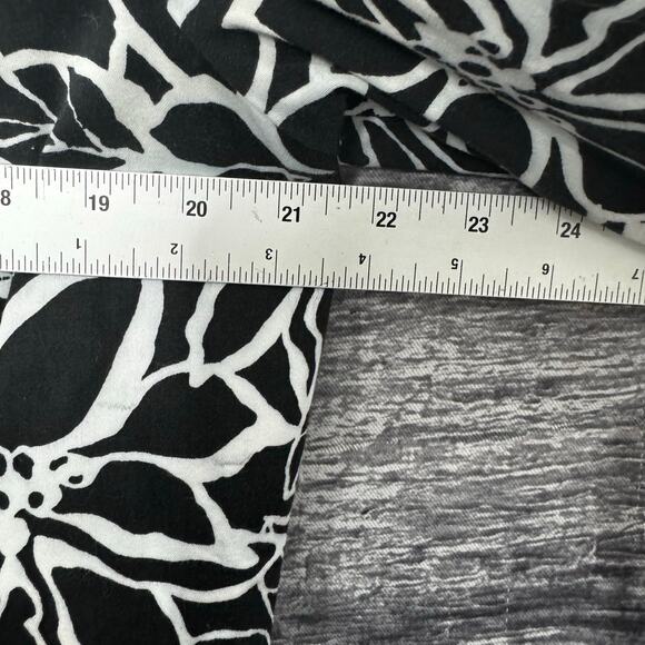 Chicos Size 3 Blazer Jacket Floral Mandarin Collar Hook & Eye Closure - Picture 6 of 7